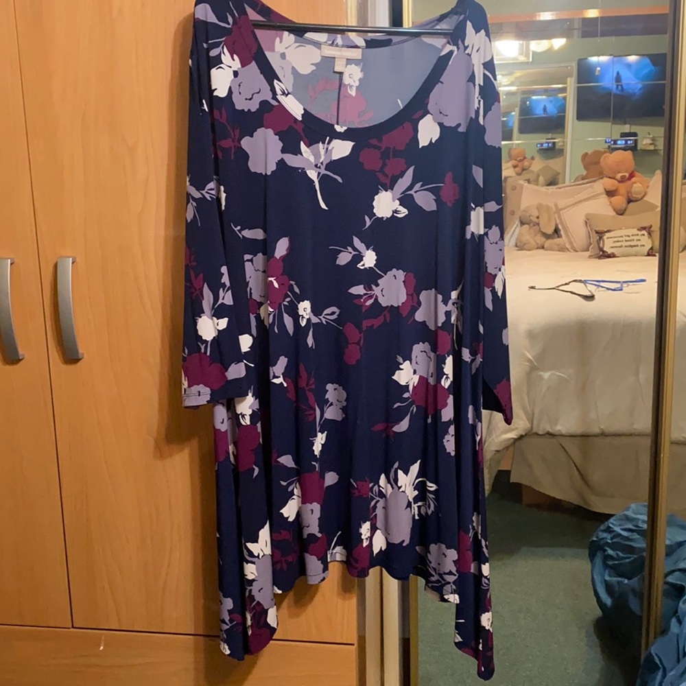 Woman Within 4x Trapenze Blouse